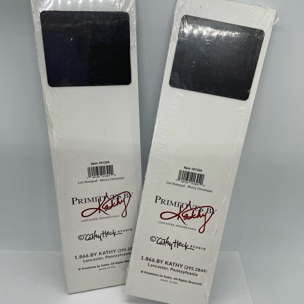 NWT Christmas Notepad Magnetic pad Set Primitives by Kathy - Picture 4 of 5